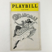 1980 Playbill The Palace Theatre Rodgers and Hammerstein&#39;s Oklahoma - £11.35 GBP