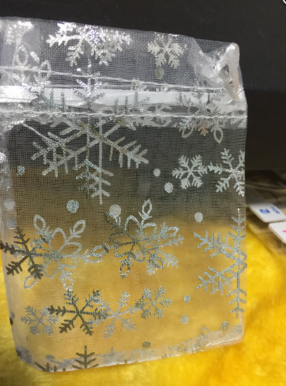 100pieces Snowflake drawstring bags,Chocolate Bags,Gift Packaging Bags,C... - $9.80+