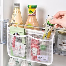 4Pcs Refrigerator Door Organizer Set, Fridge Hanging Mesh Bag For Kitchen , Hous - $23.99