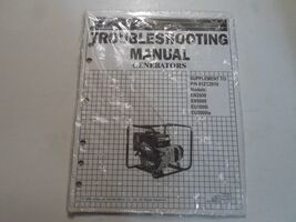 2000 Honda Potenza Equipment EN3500 EN5000 IN Manuale Generatori Nuovo - $40.24