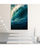 Huge waves Canvas Painting Wall Art Posters Landscape Canvas Print Picture - £10.84 GBP+