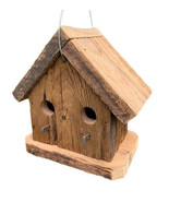 RUSTIC BIRDHOUSE CONDO - Recycled Mushroom Wood Bird House - $81.63 CAD