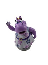 Disney 4&quot; Hilda Hippo Happy Helper Minnie Mouse Hippopotamus Topper Figure Toy - £9.33 GBP