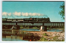 Railroad Postcard Canadian National 6218 Locomotive Train Audio Visual Railway - £7.45 GBP