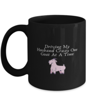 Coffee Mug Funny Driving My Husband Crazy One Goat At A Time Roadtrip  - £16.08 GBP