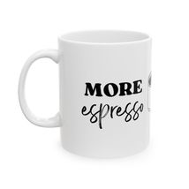 MORE EXPRESSO, LESS DEPRESSO Artisan Coffee Mug with Fun Quotes - $264.67 MXN+