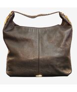Rebecca Minkoff Classic Hobo Shoulder Bag – Black Pebbled Leather, Gold ... - $68.76 CAD