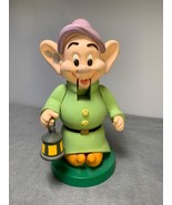 Vintage Disney Dopey Figurine Nutcracker with Lantern 1993 Snow White an... - $78.98