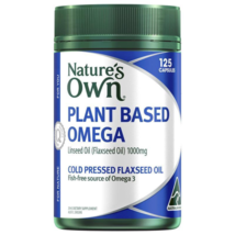 Nature&#39;s Own Plant Based Omega 3 125 Capsules - £65.80 GBP