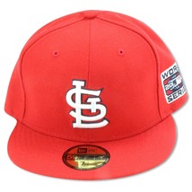New Era 5950 St Louis Cardinals 2006 World Series Red Icon Fitted Cap Men Size - $35.00