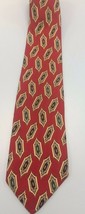 Robert Talbott Men’s Neck Tie Red Parisian  - $12.86