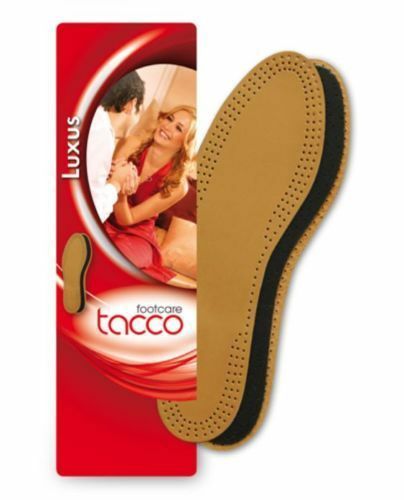 TACCO 613 Luxus Tan Orthotic Arch Support Full Leather Shoe Insoles Inserts