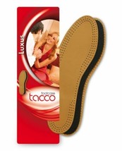 TACCO 613 Luxus Tan Orthotic Arch Support Full Leather Shoe Insoles Inserts - £8.59 GBP