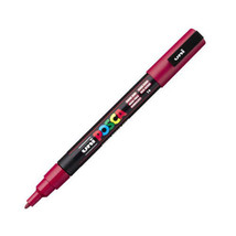 Uni Posca PC-3M Bullet Tip Paint Marker - Dark Red - £11.44 GBP