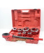 7 Size Pipe Threader Threading 3/8&quot; to 2&quot; Die Dies Set w/ Handle Ratchet - €73,06 EUR