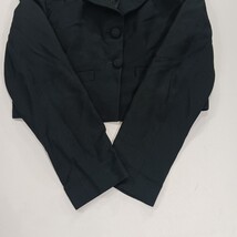 Ann Tjian for Kenar Women’s Black 2-Button Cropped Blazer Jacket Size 8 image 14