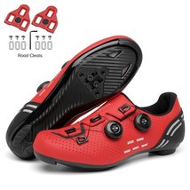 MTB Cycling Shoes SPD Cleats Men Self-Locking Road Bike Boots Women Racing Speed - £73.77 GBP