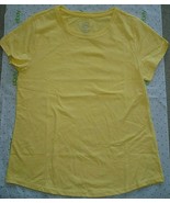 Wonder Nation Girls Essential Tee T-Shirt X-LARGE (14-16) Yellow Fade Re... - £7.67 GBP