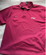 Vintage 90s Men’s XL Team Nike FSU Florida State Seminoles Polo Shirt - $19.98