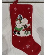 Rudolph the Red Nosed Reindeer Christmas Stocking Dan Dee Abomidable Santa - $14.01