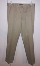 DOCKERS D2 MEN&#39;S BROWN 100% COTTON CHINO&#39;S-36x34-WORN ONCE-GREAT - $13.09