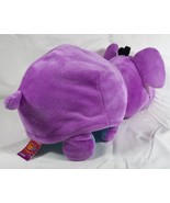 FlipaZoo Azury Puppy Blue Eva Elephant Purple 2-in-1 Plush 14&quot; Stuffed P... - £11.85 GBP