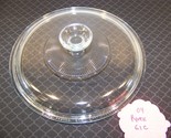 PYREX CLEAR 04 G1C A ROUND LID W/ RIBS CORNING WARE - £10.76 GBP