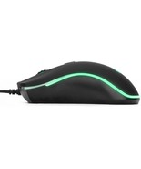 Rii RM105 Wired Mouse,Computer Mouse with Colorful RGB Backlit, 2400 DPI... - $17.56 CAD
