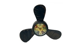 Metal Blackish Industrial Retro Fan Home Art Deco Rustic Steampunk Wall Clock  - £112.45 GBP