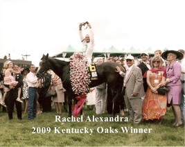 2009 - RACHEL ALEXANDRA after winning the  Kentucky Oaks - 10&quot; x 8&quot; - £15.80 GBP