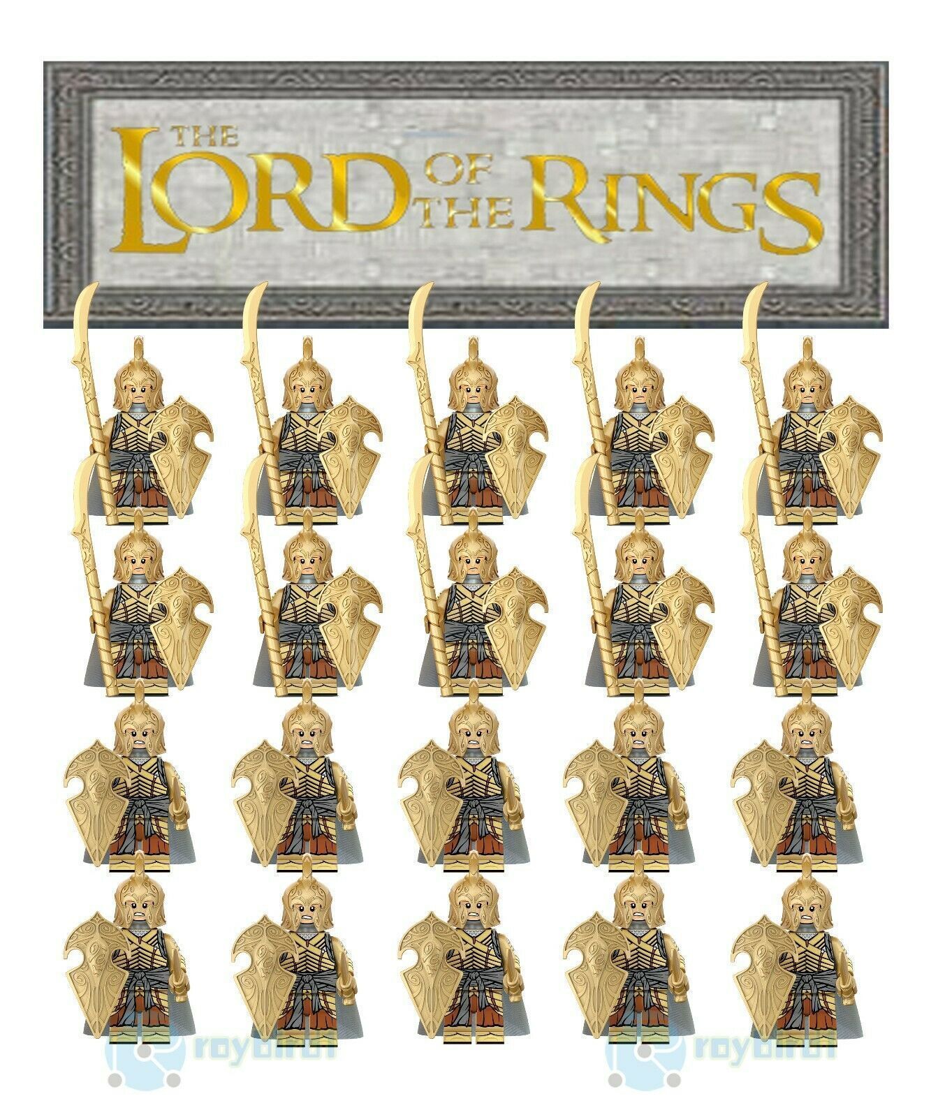 Primary image for 20Pcs Lord Of The Rings The Noldor Elves Long Knife Sword Army Minifigures