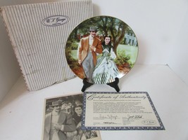 Gone With The Wind Home To Tara #6576 Golden Anniv. Plate Wl George 5TH Coa - £19.32 GBP