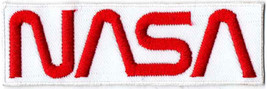 National Aeronautics Space Administration NASA Worm Logo Badge Embroidered Patch - £7.82 GBP+