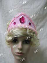 Pink Princess Crown Tiara Aurora Renaissance Medieval Maiden Sleeping Be... - $15.13 CAD
