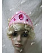 Pink Princess Crown Tiara Aurora Renaissance Medieval Maiden Sleeping Be... - €9,30 EUR
