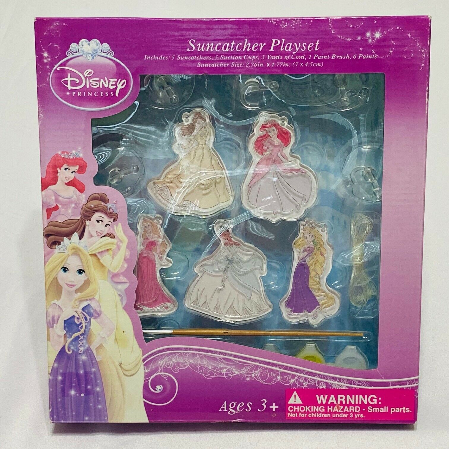 Primary image for Disney Princess Sun catcher Playset Paint & Make SUNCATCHERS KIT