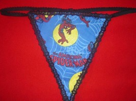 New Sexy Womens SPIDERMAN Superhero Gstring Thong Lingerie Panties Under... - £15.17 GBP