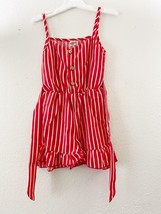 Kids Baby Girls Sleeveless Jumpsuit with Belt One Piece Striped Romper, ... - £4.67 GBP