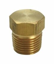 JMF 3/8 in. Dia. MPT Yellow Brass Hex Head Plug (Pack of 5) - $10.95