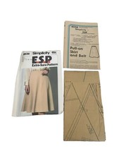 Simplicity Uncut Pattern 8536 Size R 8-10-12 Misses Pull On Skirt And Belt - £6.42 GBP