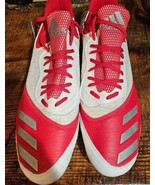 Adidas Icon V Bounce Iced Metal Baseball Cleats Red Mens Size 17 EE4130 New - $828.84 MXN