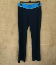 Vintage Le Tigre Sweat Pants Womens Small Navy Blue Yoga Track Flare Low Rise - £9.97 GBP