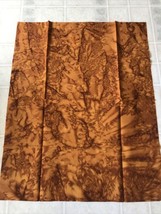 Batik Orange Watered Look Print Hoffman Cotton Fat Quarter - £6.11 GBP