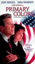 Primary Colors [VHS 1998] John Travolta, Emma Thompson, Kathy Bates - £0.89 GBP