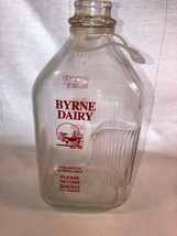 Byrne Dairy 64 Oz Milk Bottle Mint - £16.07 GBP