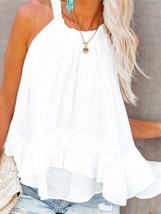 Full Size Ruched Round Neck Tank - $22.00
