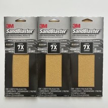 3M Sandblaster Pro sheets assorted 80 120 180 grit 5 Pack PN 11000-1G - ... - £14.51 GBP