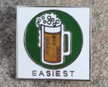 Vintage EASIEST Beer Mug Green Circle Skill Level Travel Ski Souvenir La... - $12.99