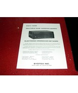 SYOTEX SWX-1208 SUB WOOFER BROCHURE AND SPEC SHEET (SINGLE PAGE) - $8.21 CAD