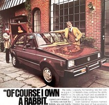 Volkswagen Rabbit 1979 Advertisement Automobilia Vintage Does It Again D... - £31.26 GBP